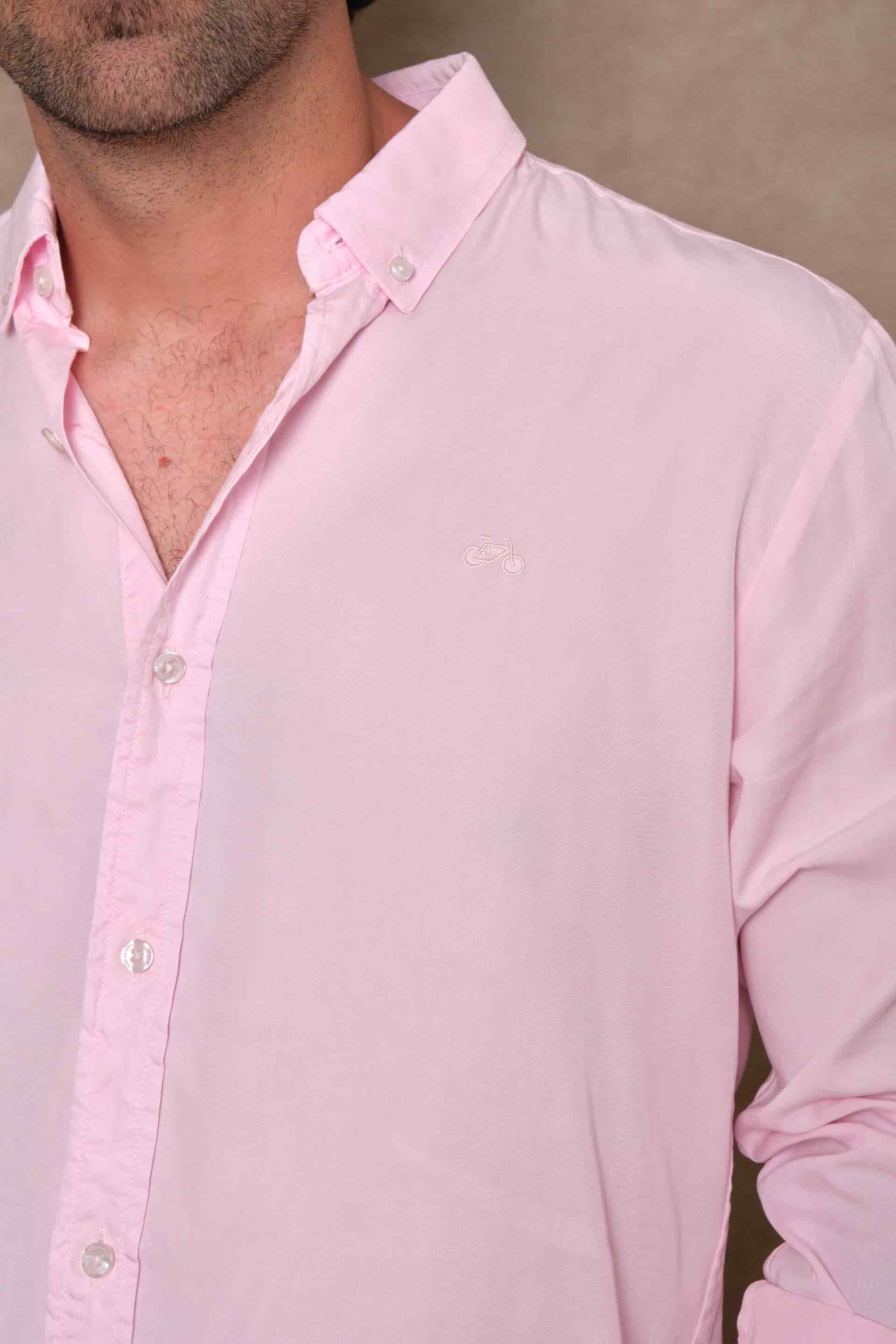 CAMISA LYOCELL NP BABY PINK - miniatura 2
