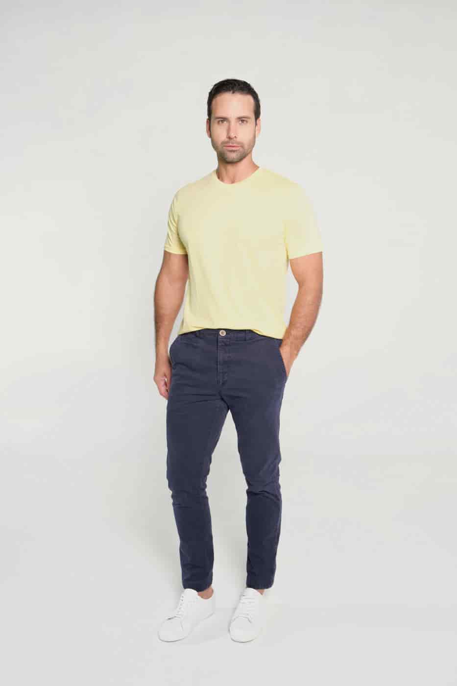Camiseta T-shirt Amarillo Guinda - miniatura 2