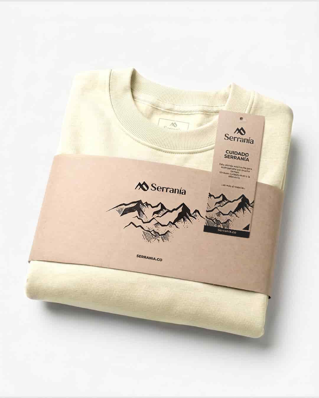 Buzo Unisex Marfil Colibrí Escudo - miniatura 5