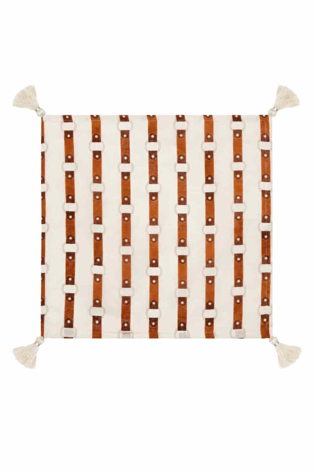 Horse Reins Linen Napkins with Tassels / Set of 4 - miniatura 2