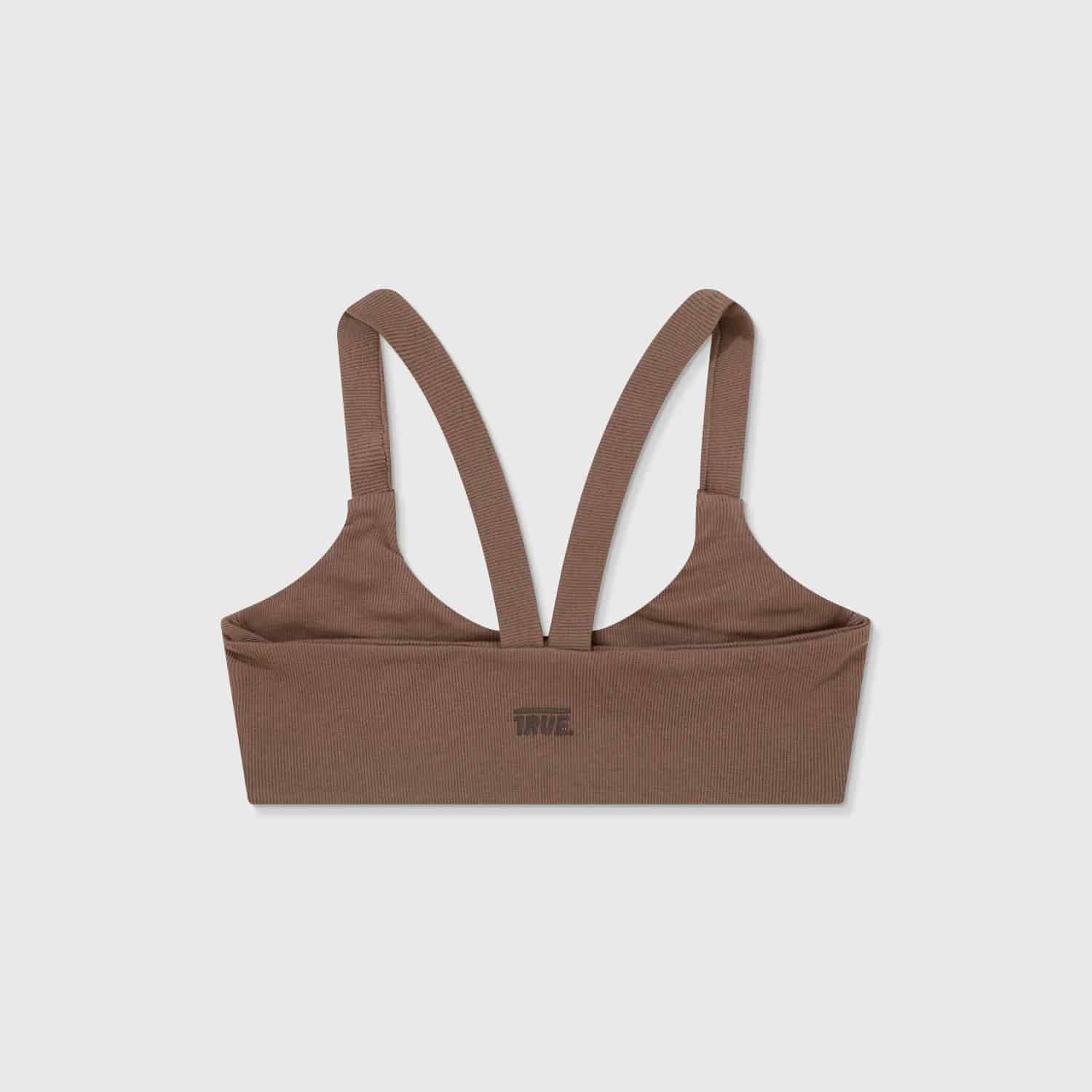 Ribbed Airlift Top - Brown - miniatura 3