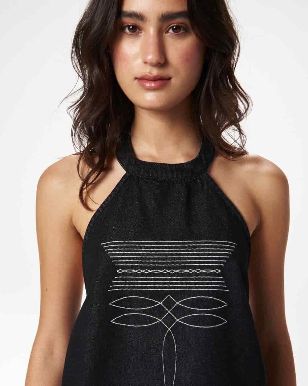 BRONC TOP BLACK - miniatura 3