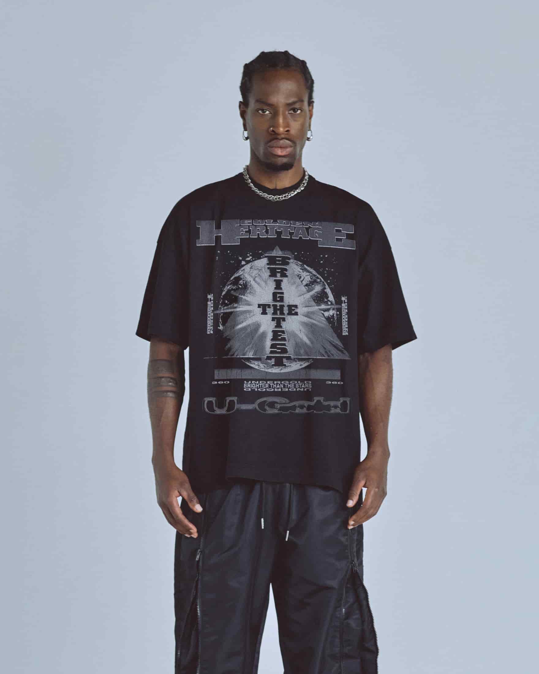 Golden Heritage Starlume Tshirt Black - miniatura 2