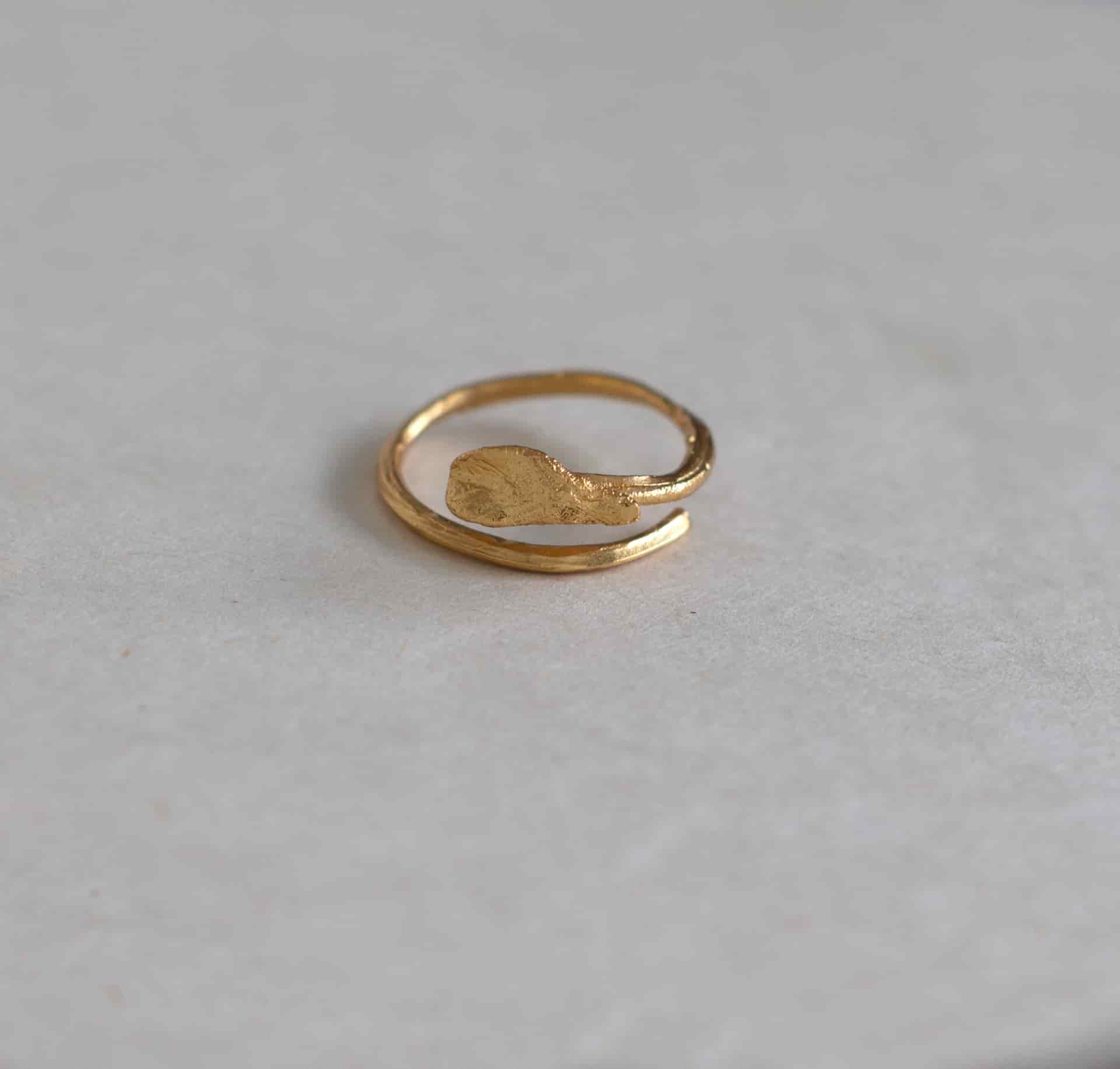Anillo Hoja rábano - miniatura 1