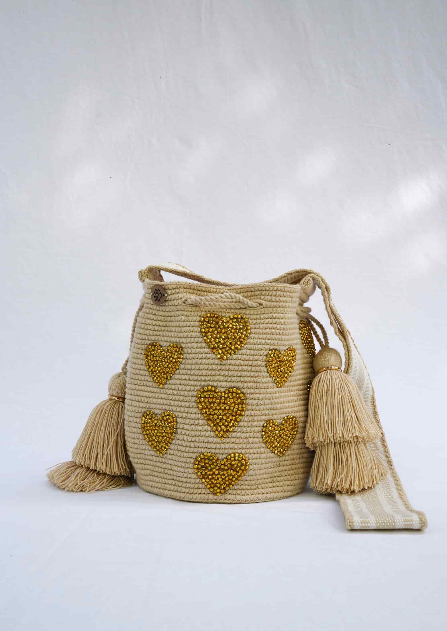 Mochila Corazón Pedrería Mediana - miniatura 6