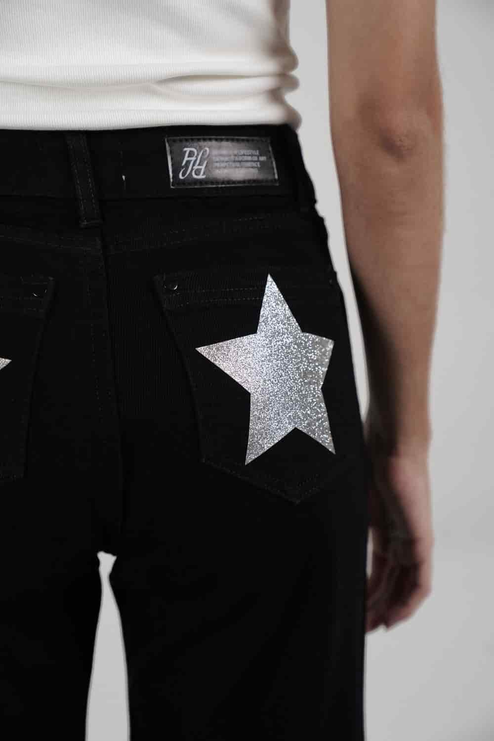 Double Black Star Jeans (Silver) - miniatura 7