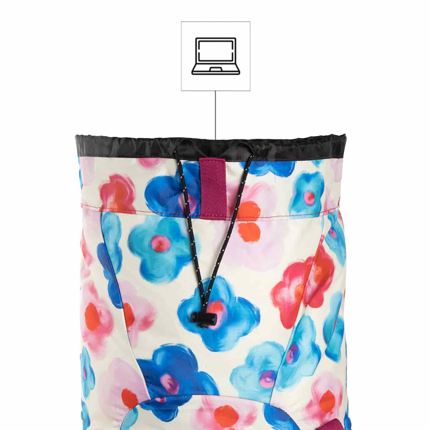 Morral Viajero ULTRA Plegable Estampado Acua Citybags Multicolor - miniatura 7