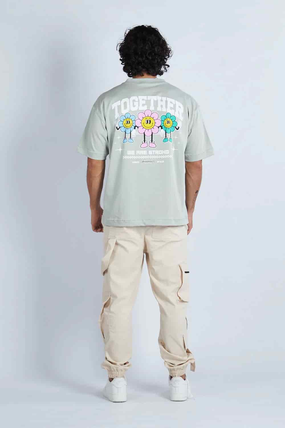 Camiseta oversize estampado Together Gris V | DROP 03 | - miniatura 13