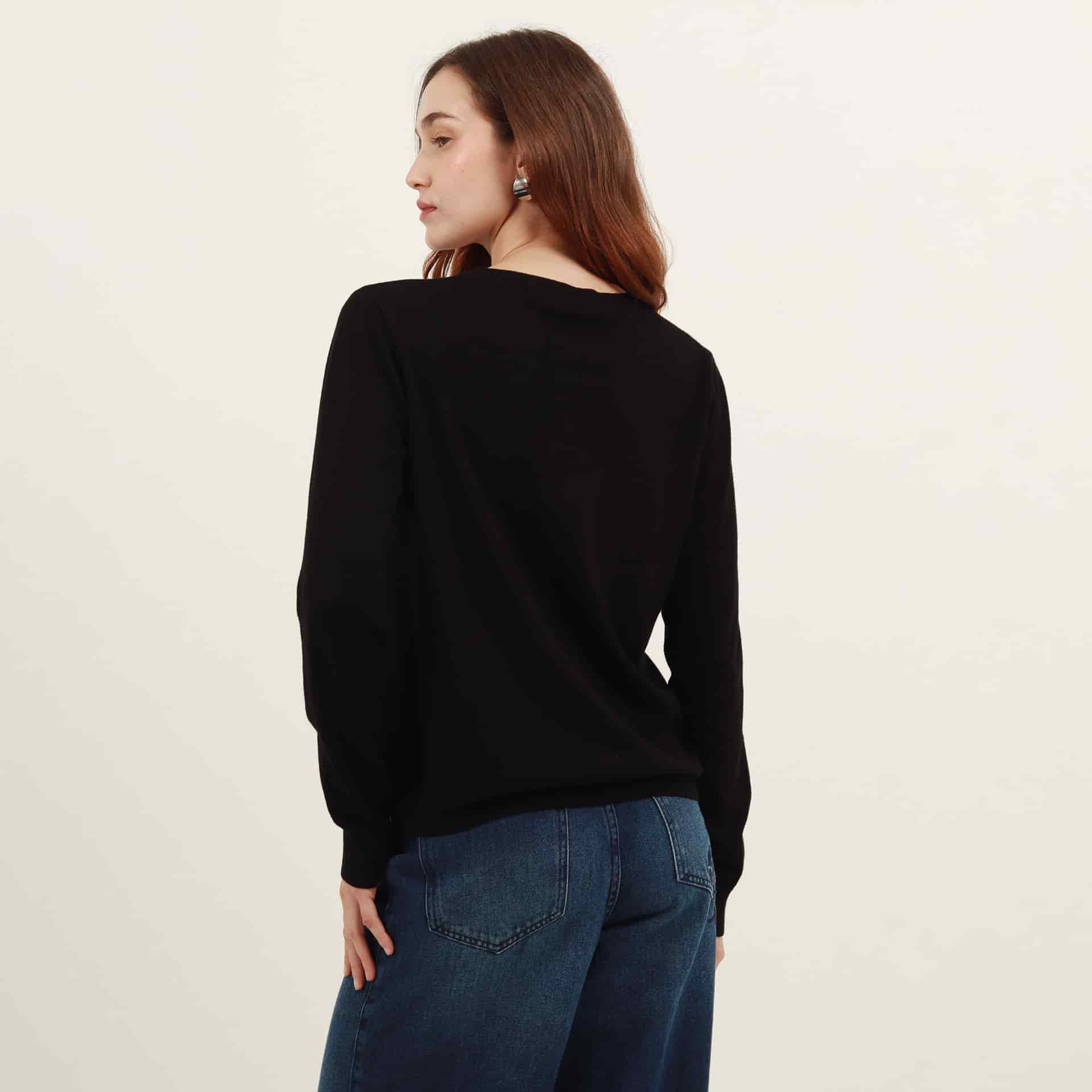 Sweater cardigan con botones manga larga - miniatura 18