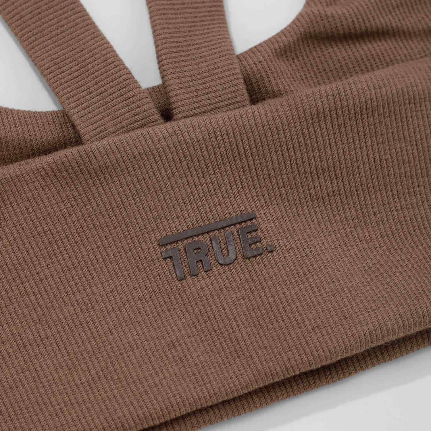 Ribbed Airlift Top - Brown - miniatura 4