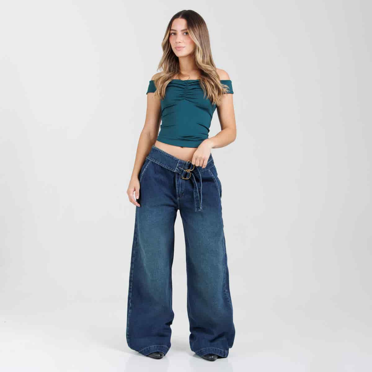 Jean Wide Leg Ax-3122 Rigido - miniatura 1