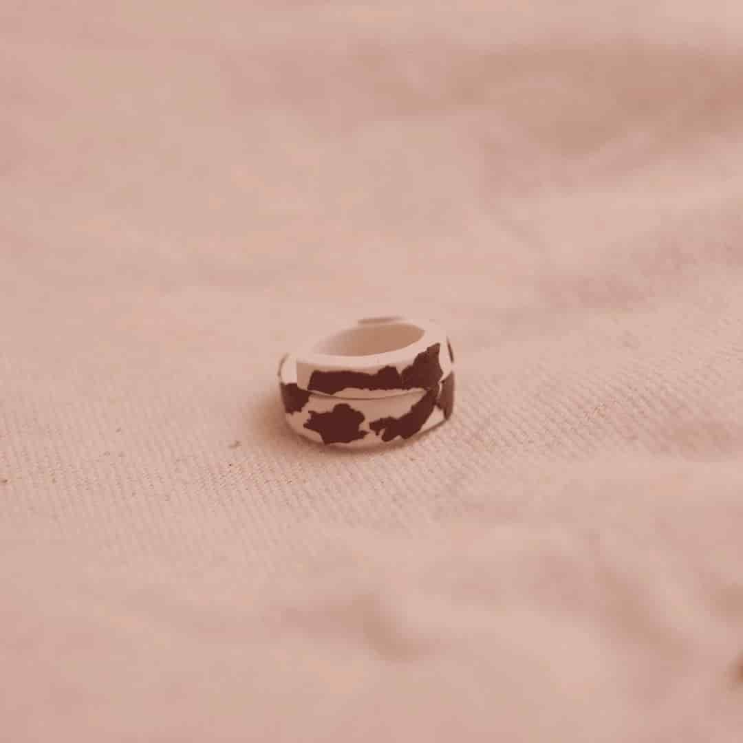Anillo Plano Cow Print - miniatura 2