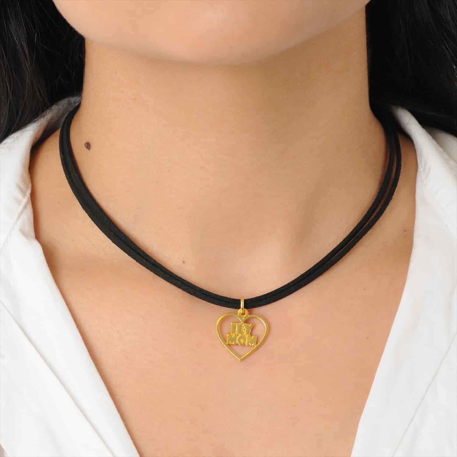 Collar cuero ILY mom - miniatura 2