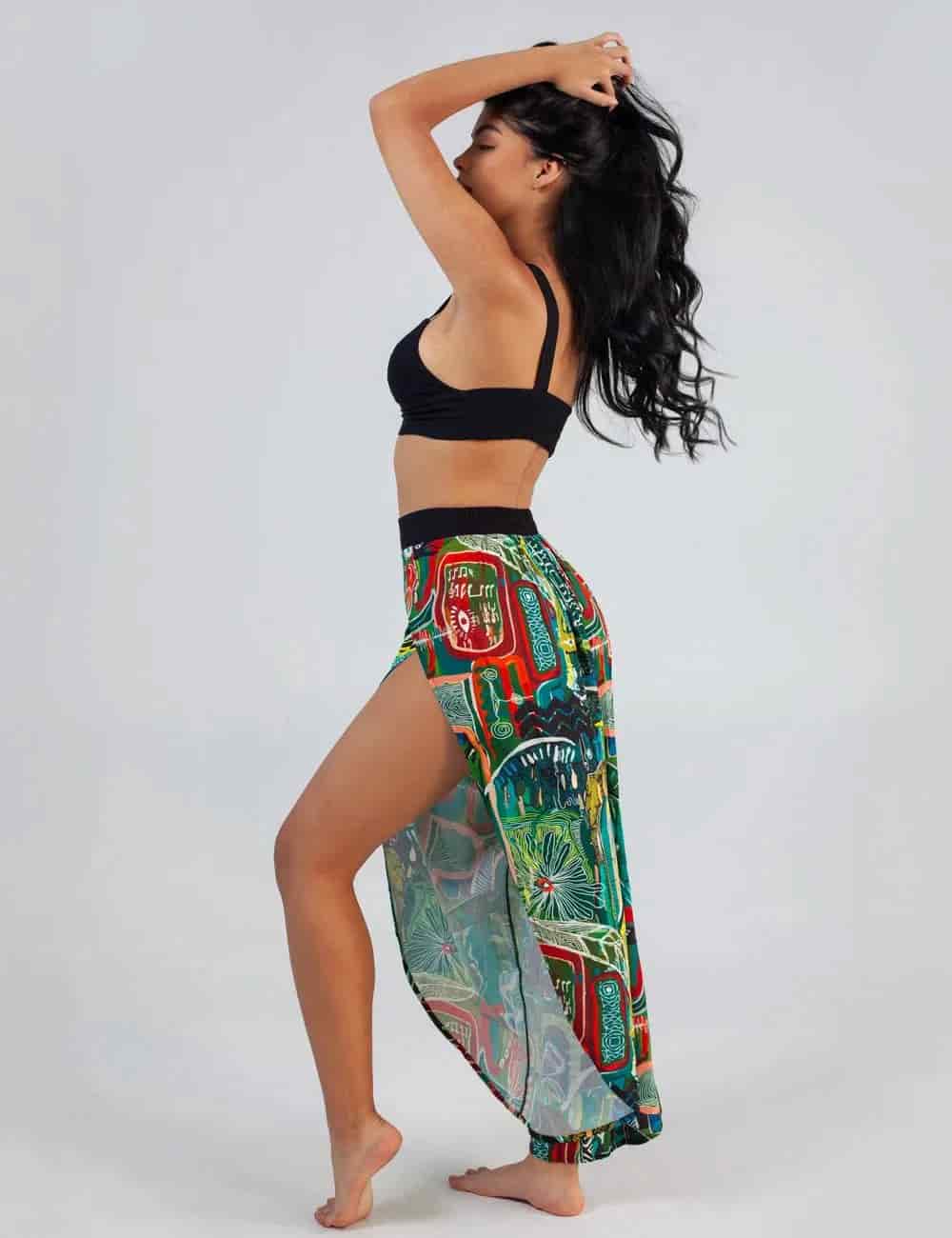 Pantalón Tulipán Yagé multicolor Mujer - miniatura 1