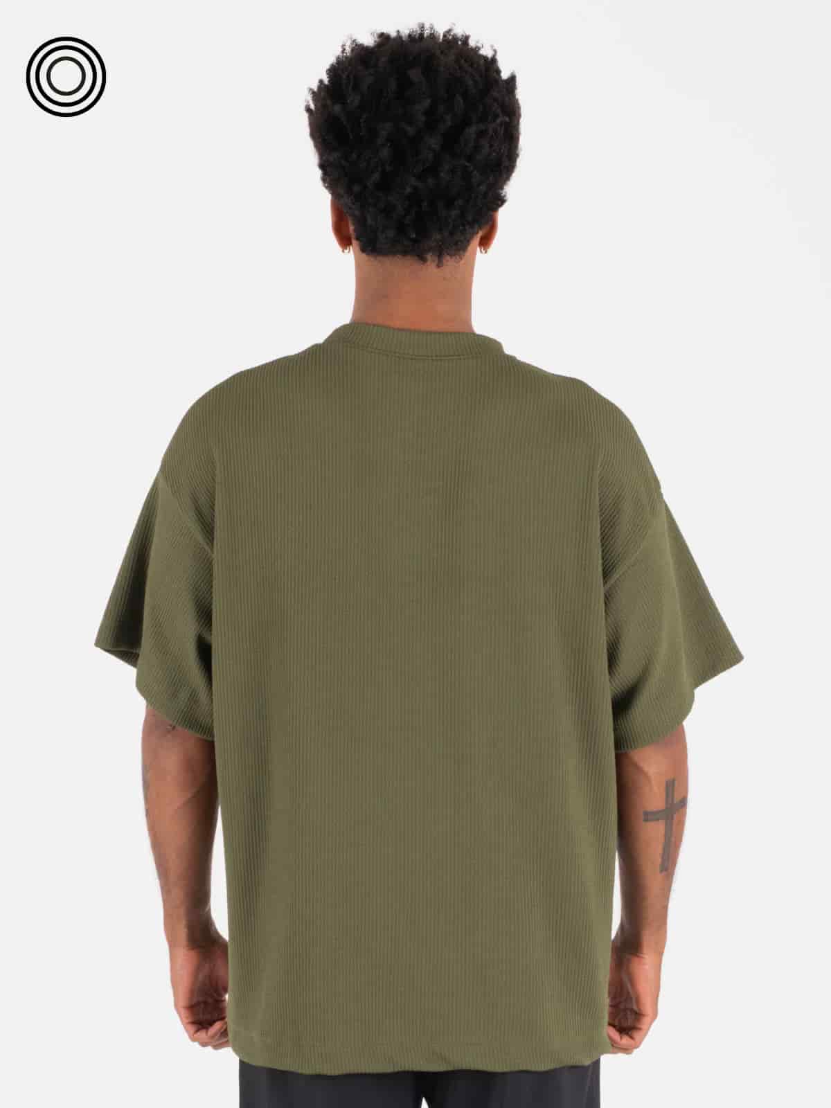 Camiseta hombre stone verde militar - miniatura 5