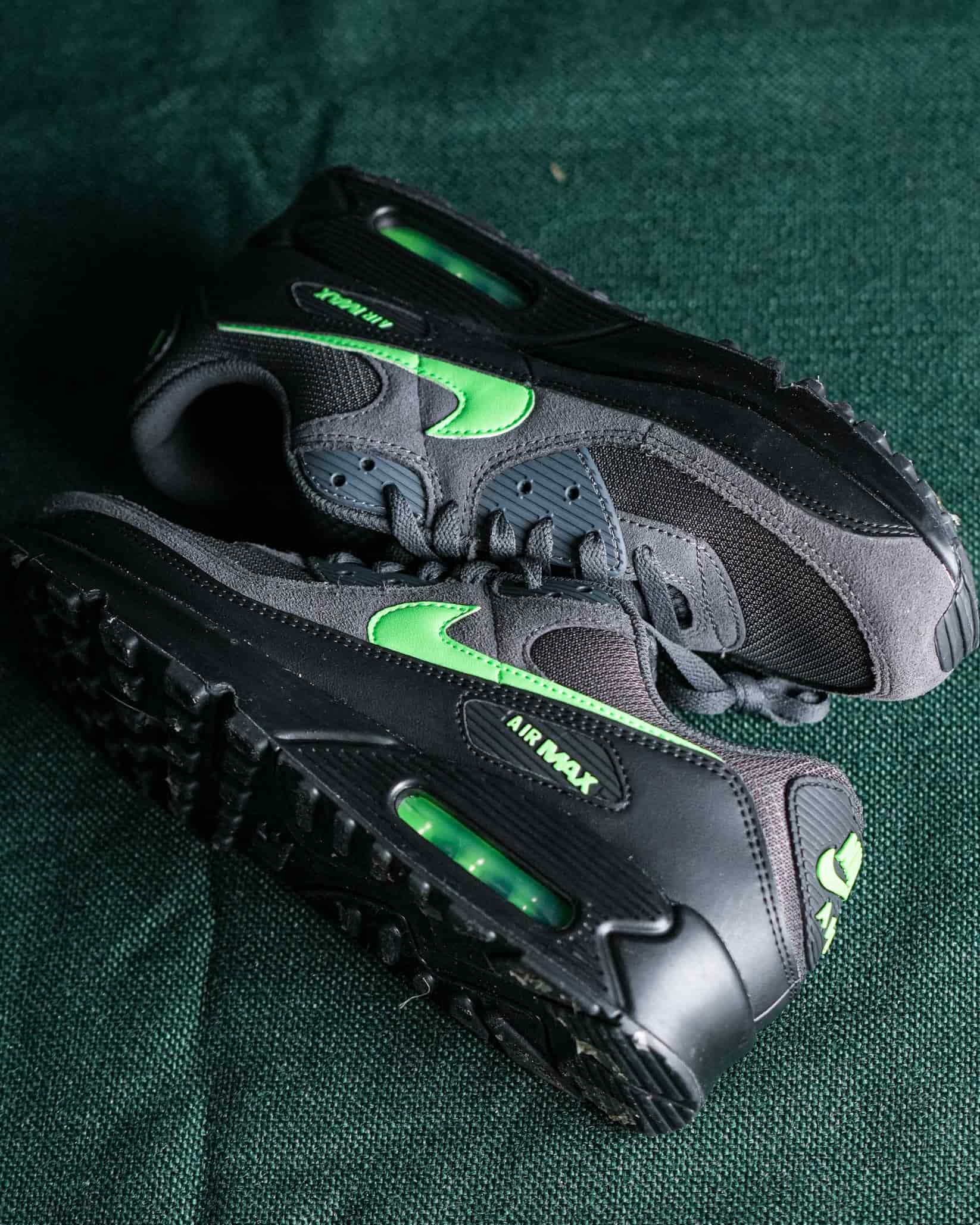 TENIS HOMBRE AIR MAX 90 GRIS/VERDE - miniatura 3