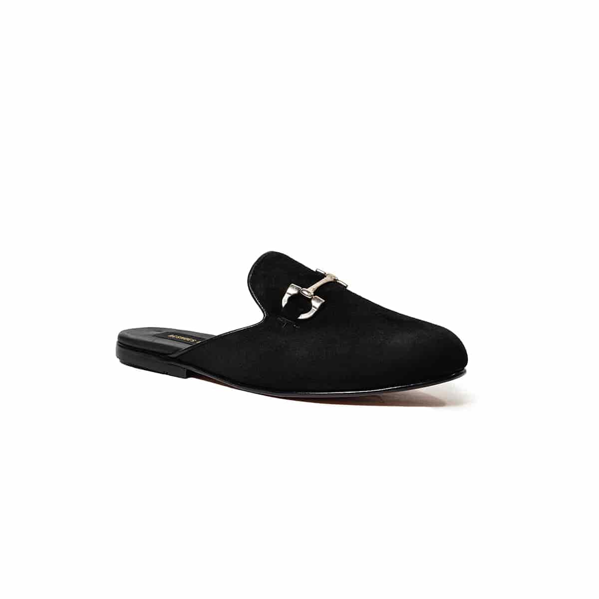Mules Gamuza Negra - miniatura 1