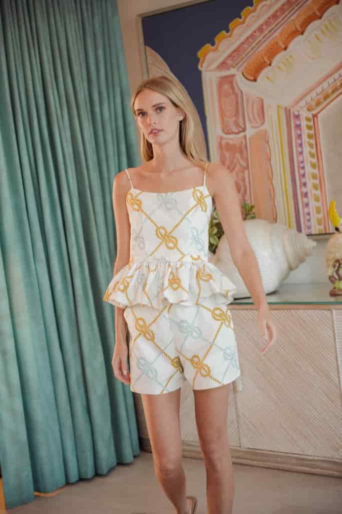 Camille Peplum Top - miniatura 5