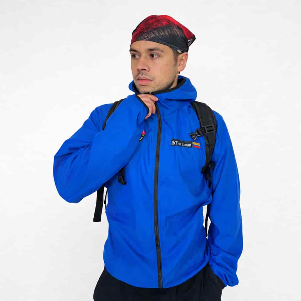 Chaqueta Impermeable Pionono Azul Hombre - miniatura 5