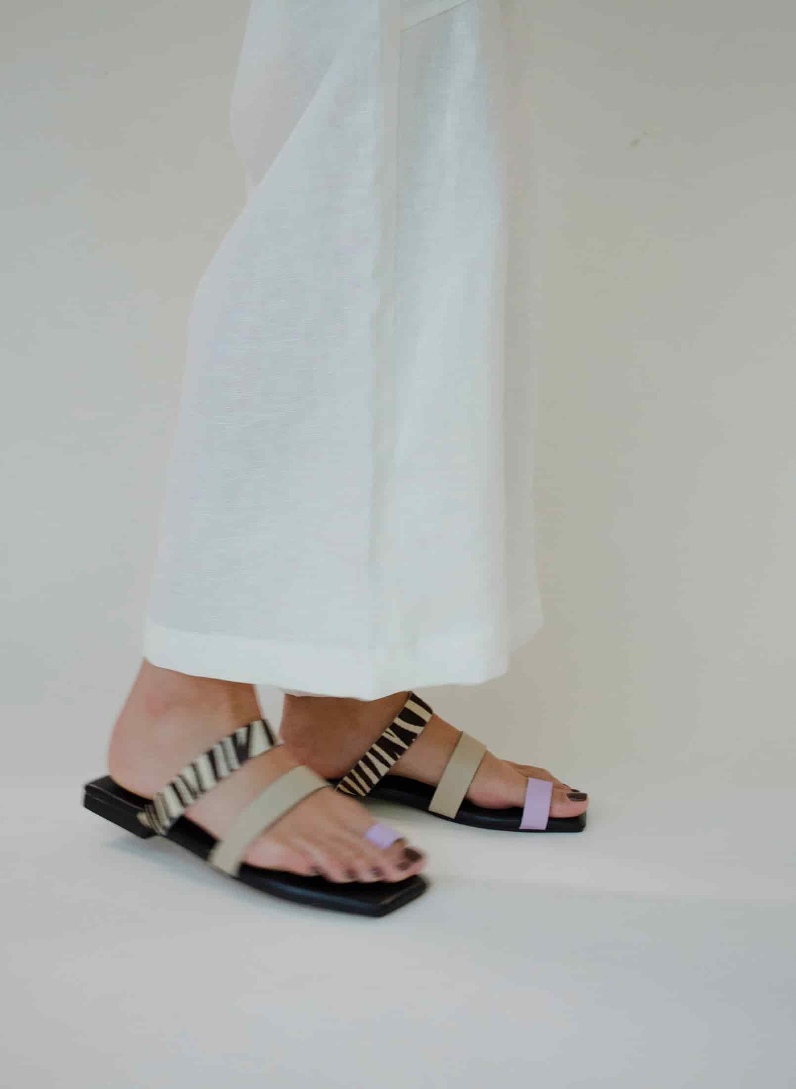 The Ocaso sandal – lila/taupe - miniatura 3