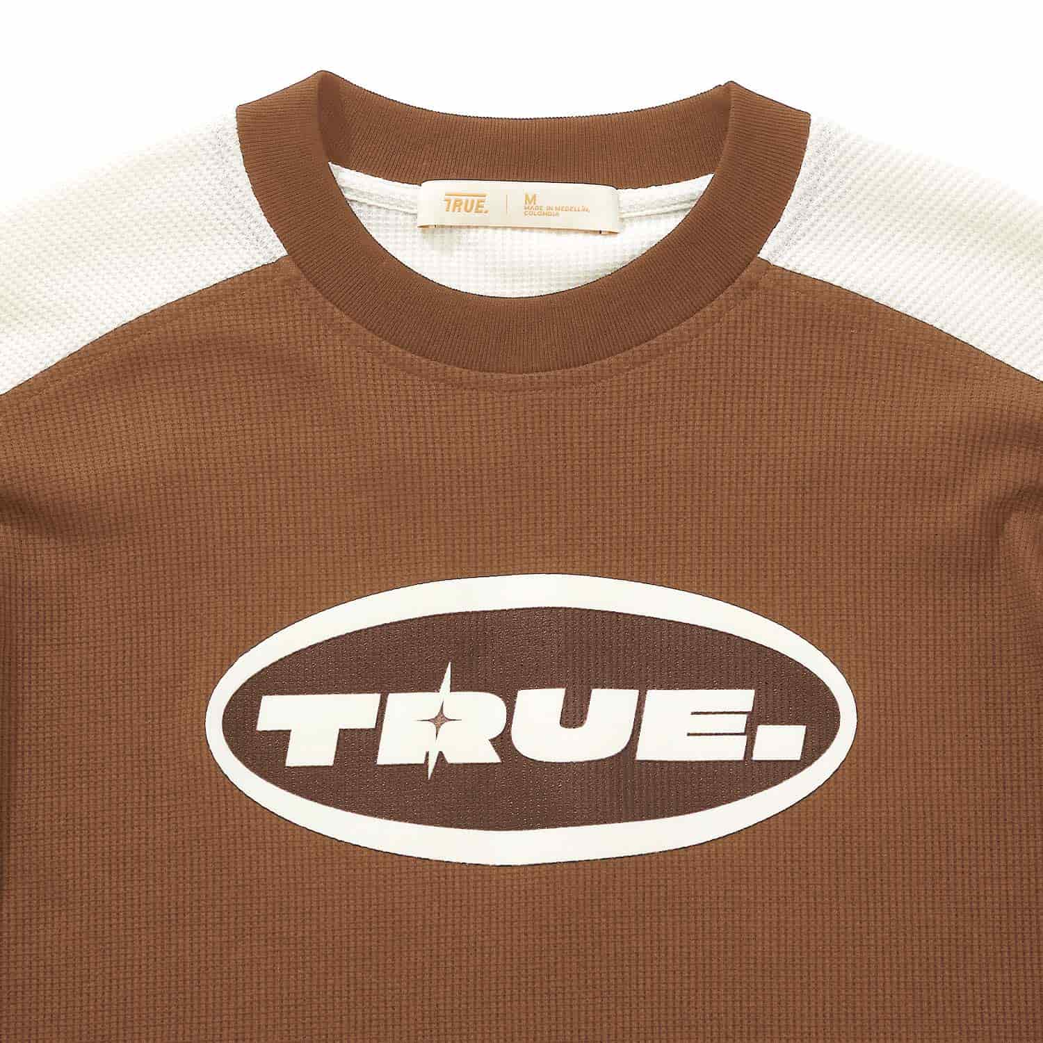 Waffer Long Sleeve Tee - Brown - miniatura 4