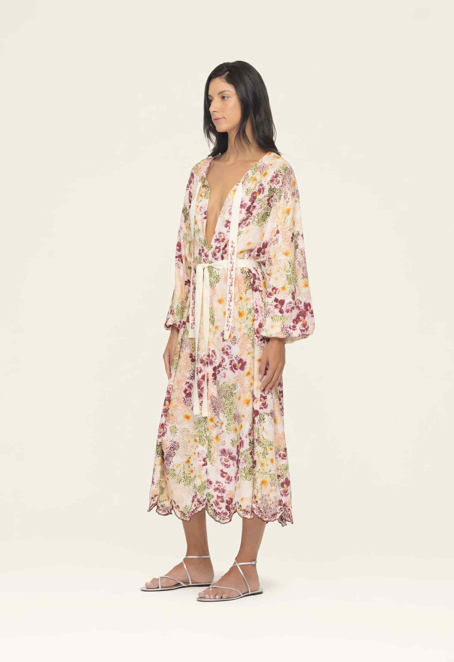 Zircón Florecer Kaftan - miniatura 3
