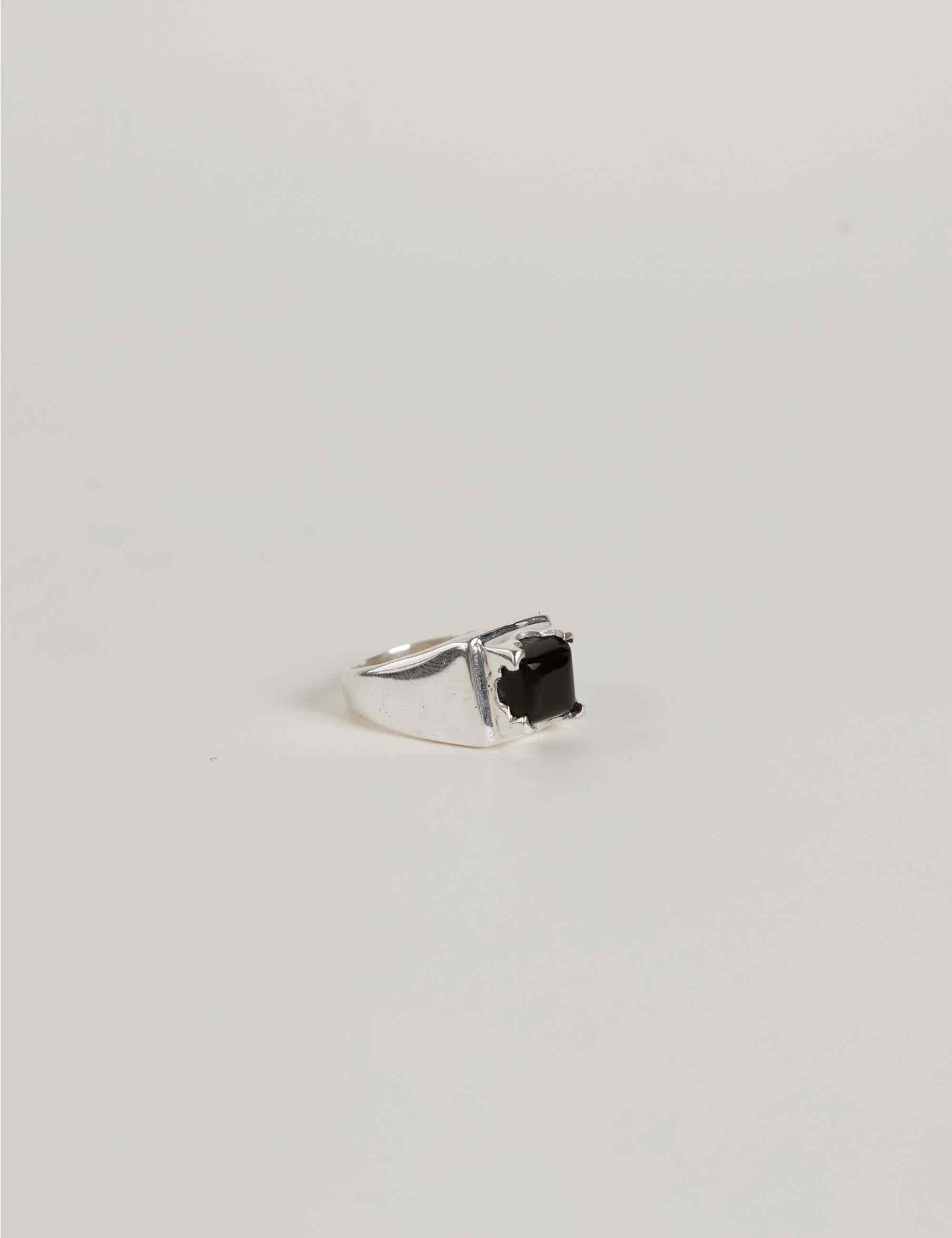 Anillo Punto Cadeneta Ónix - miniatura 3