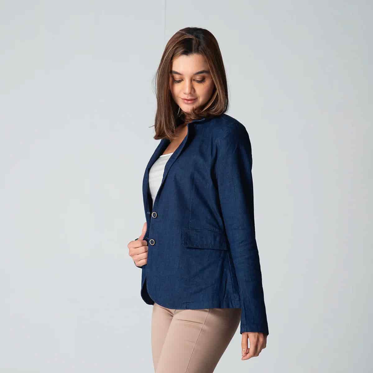 Blazer Casual Denim Slim Blz - miniatura 13