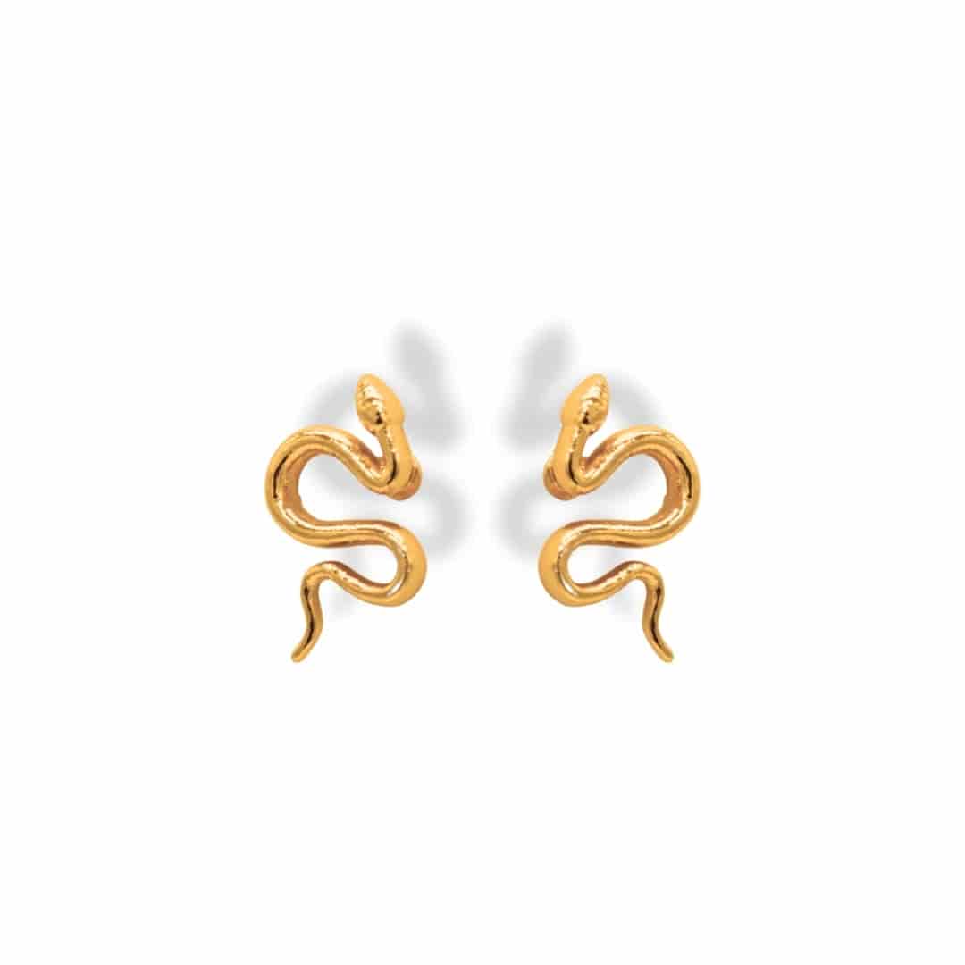 Aretes de serpiente grande - miniatura 2