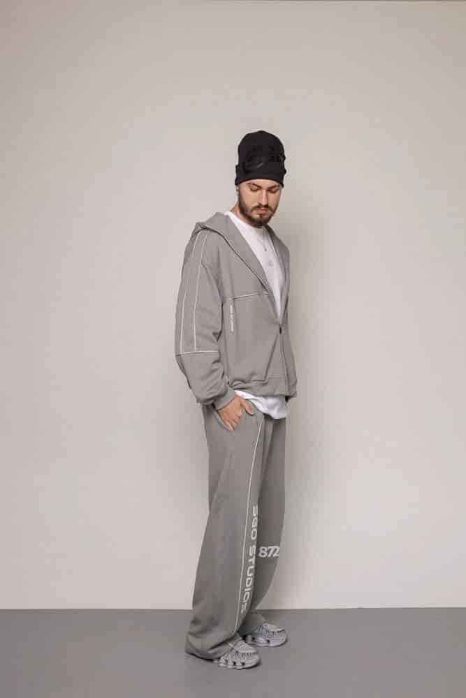 Sudadera 8727 Sgo-Gris - miniatura 6