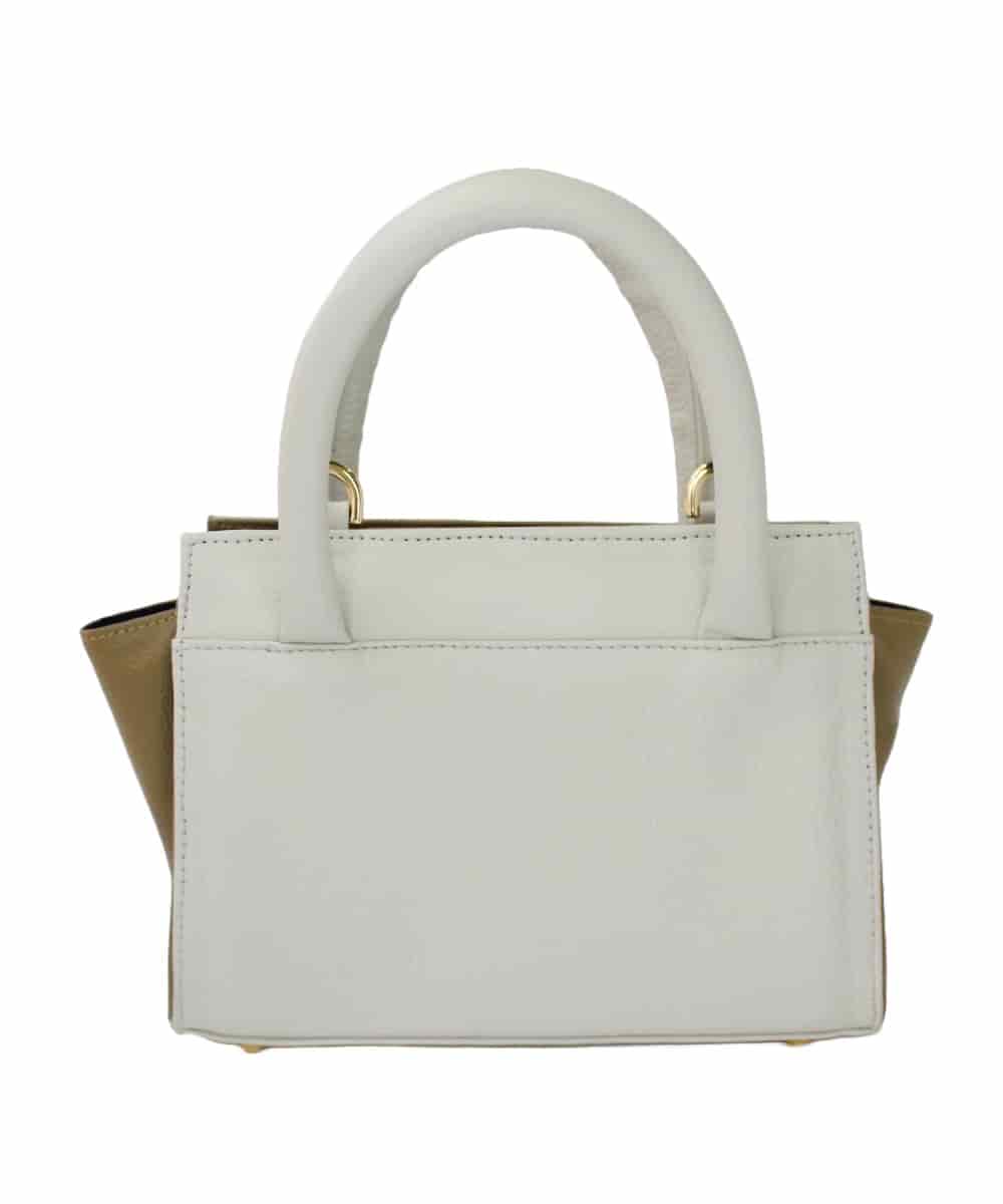 Bolso en cuero – MiniBag salted caramel - miniatura 6