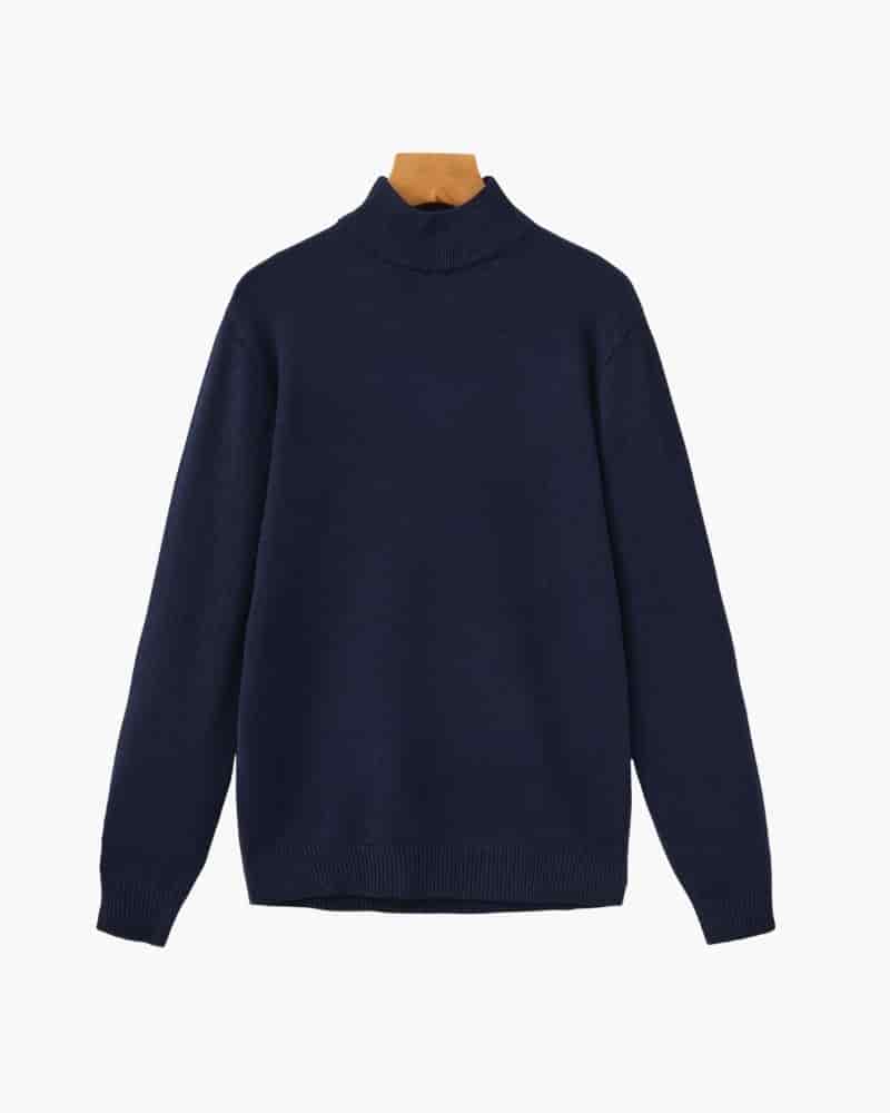Essential Ribbed Mock Neck Sweater - miniatura 4