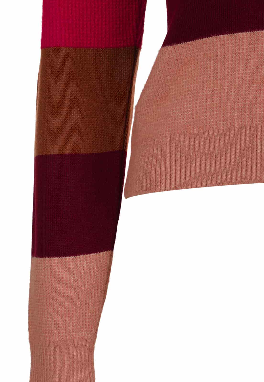 MIX BERRIES SHORT KNIT SWEATER - miniatura 3