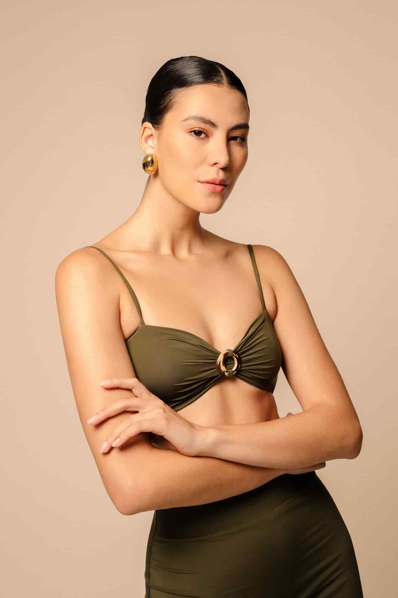 AMPARO TOP / Verde Oliva - miniatura 2