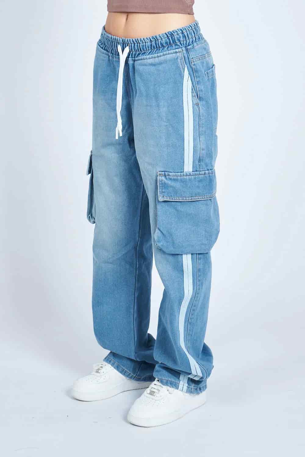 Pantalon cargo DENIM con hiladilla | DROP 03 | - miniatura 5