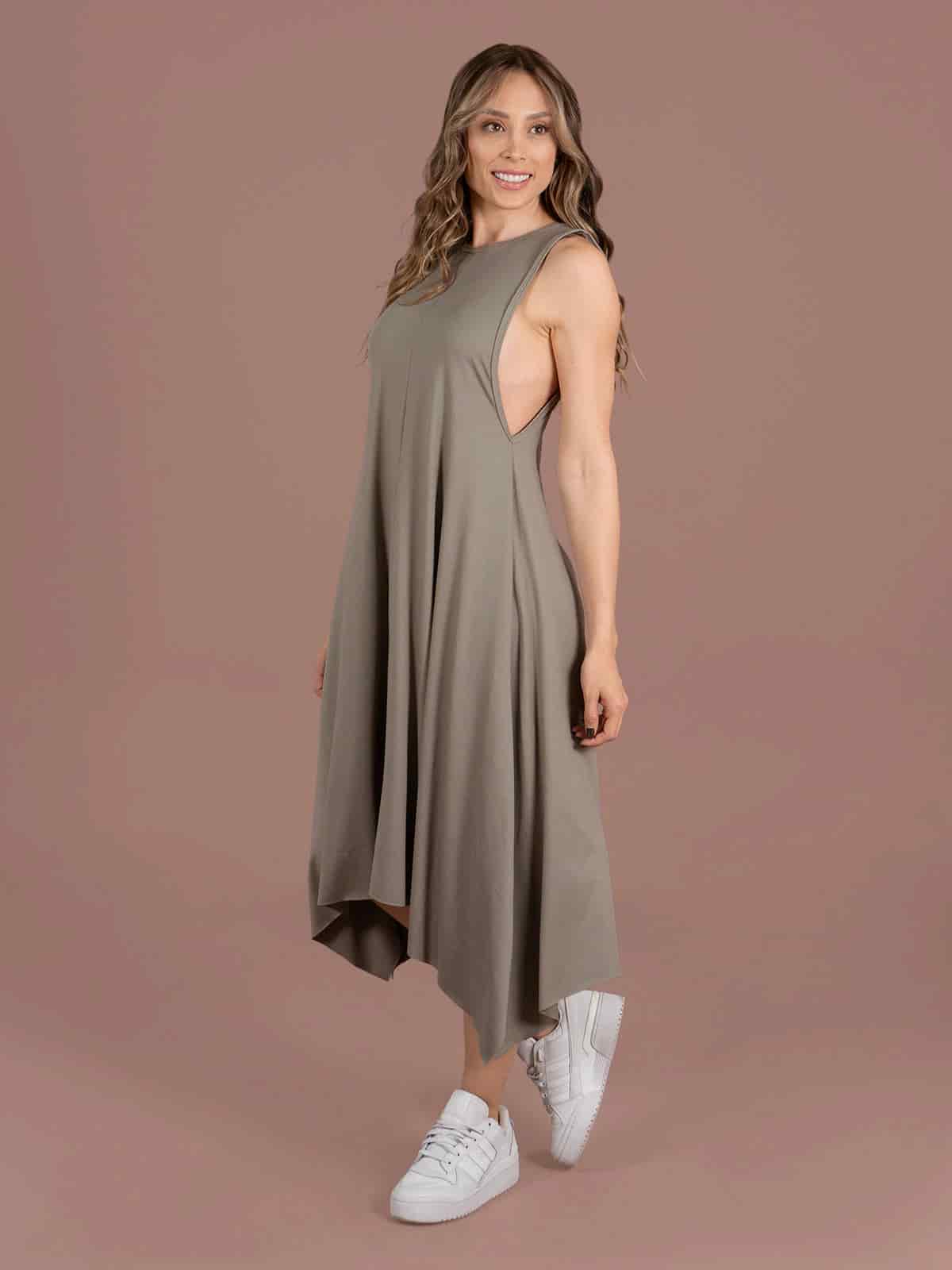 vestido danila melon gray - miniatura 2