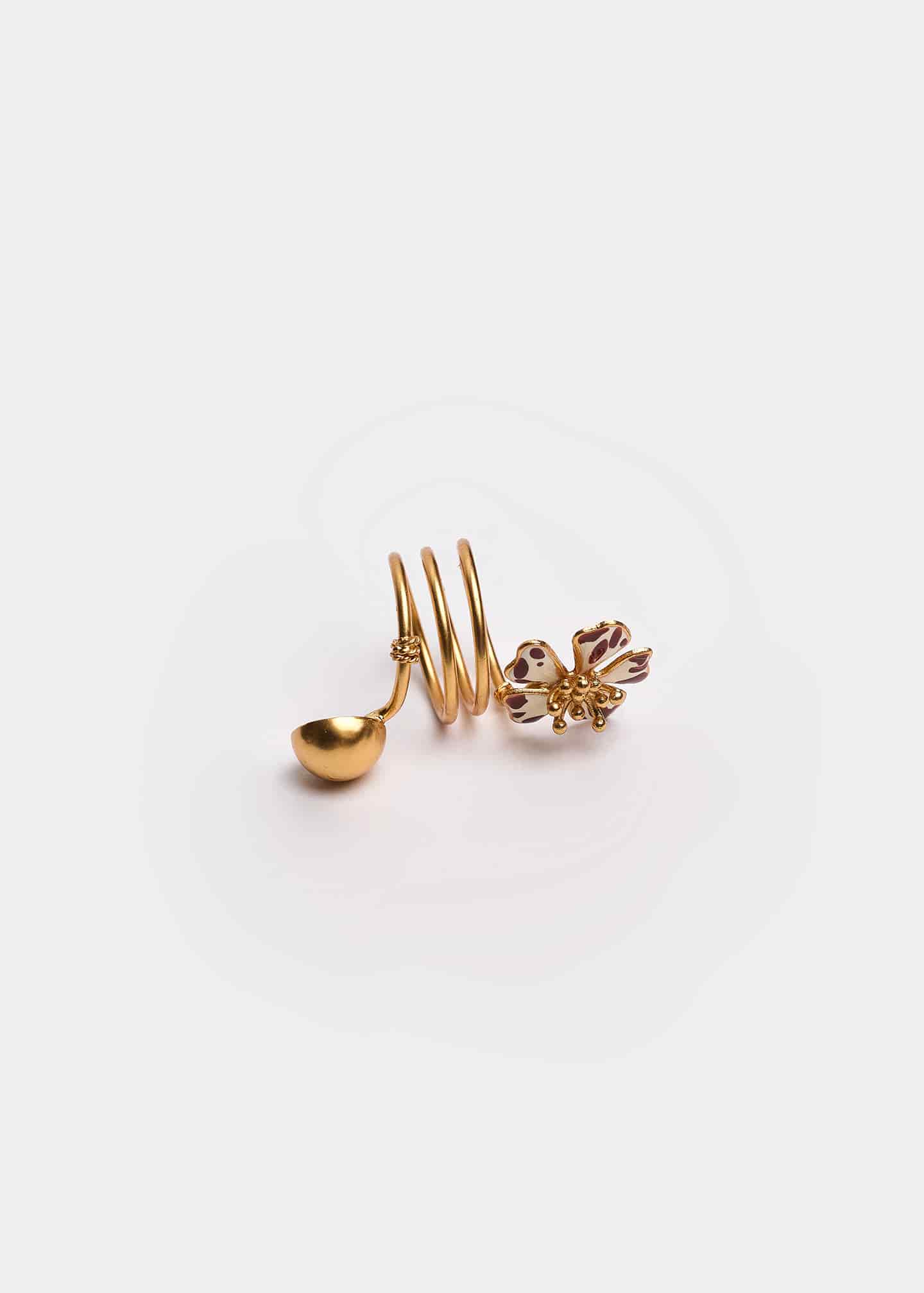 Anillo Aurora Mini espiral Butter - miniatura 3