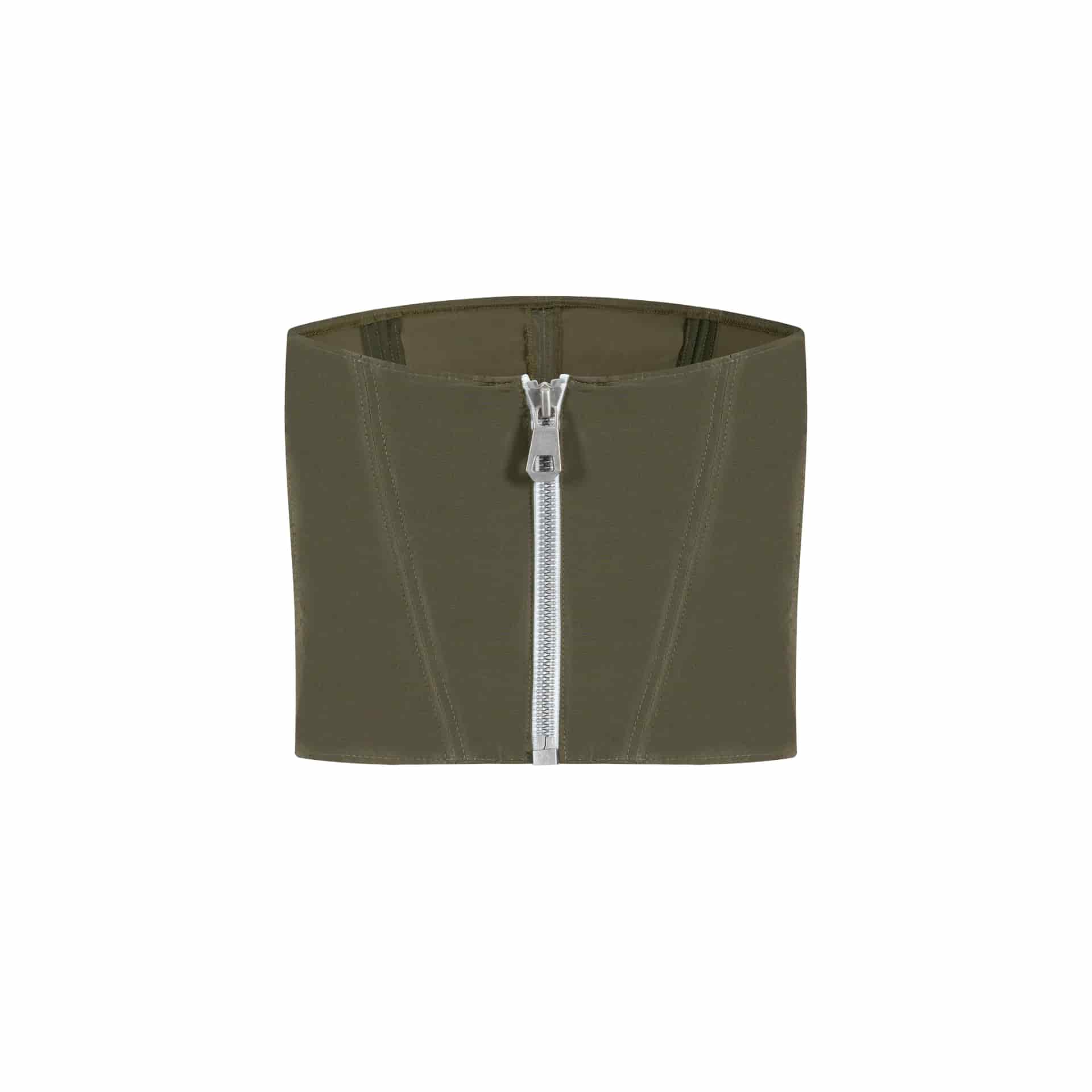 TAFFETA CORSET TOP - miniatura 6