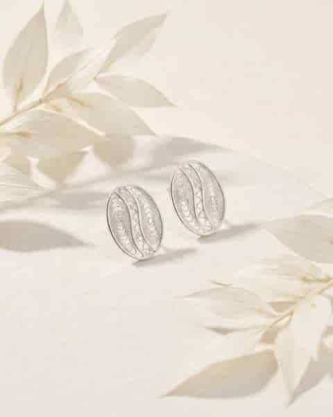 Topo circulo pequeño filigrana plata ley 950 - miniatura 1