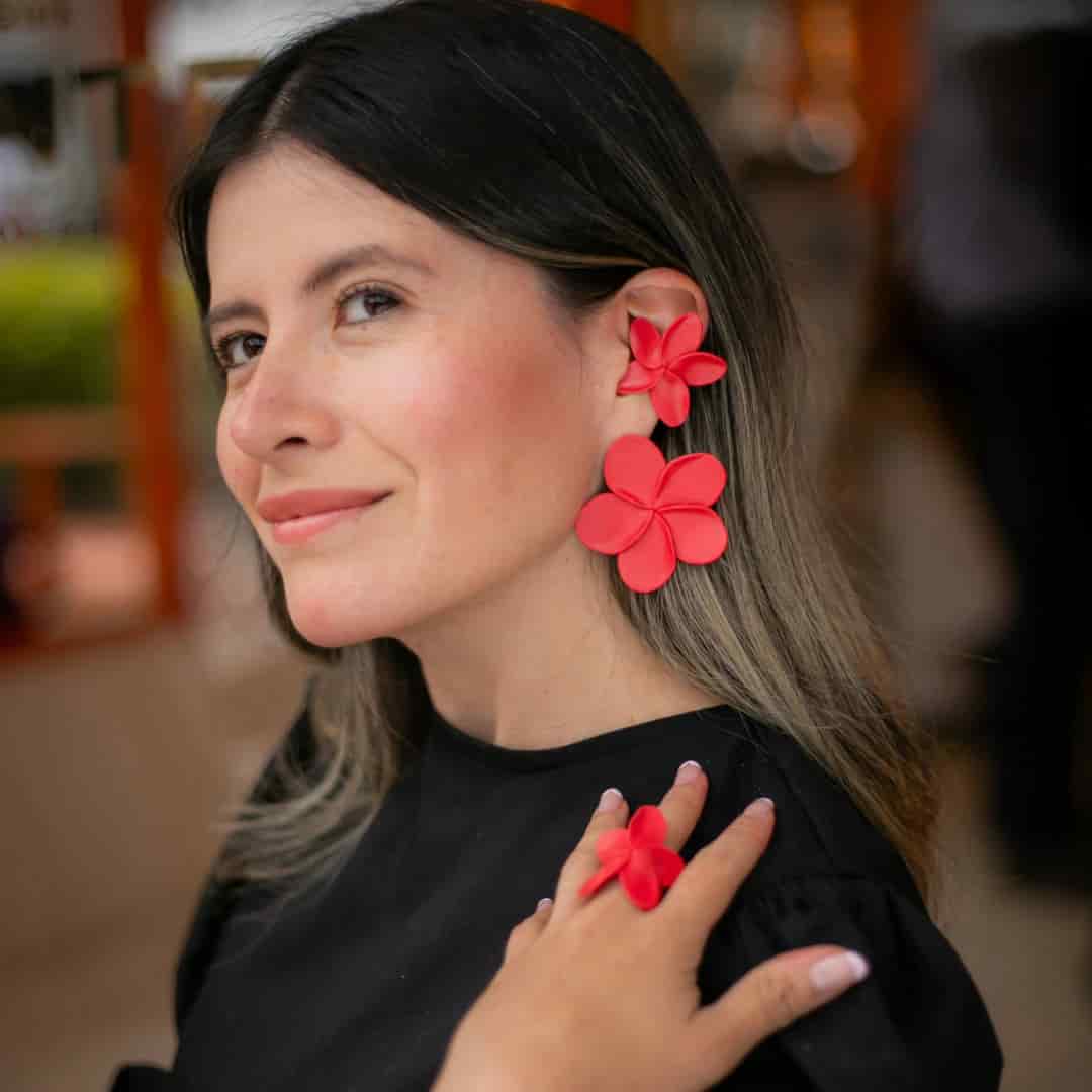 Aretes Flor de Primavera - miniatura 3