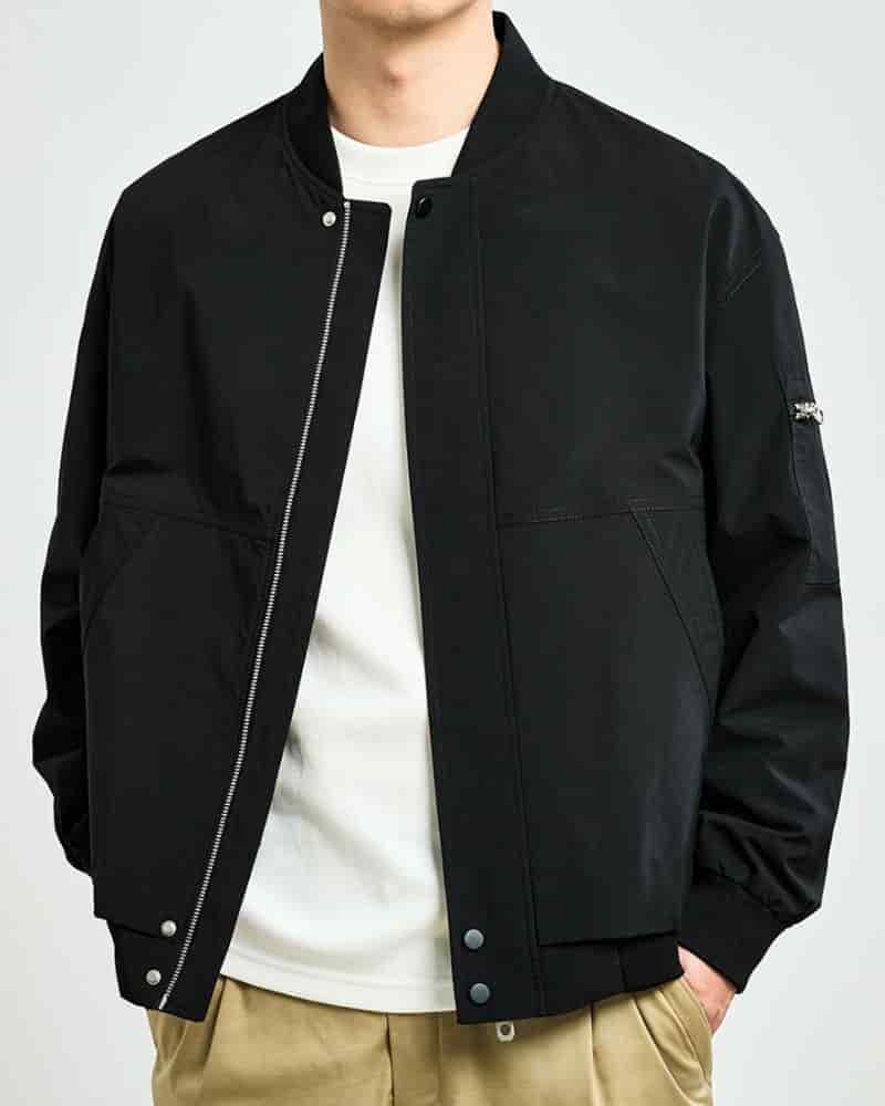Minimalist Bomber Jacket - miniatura 3