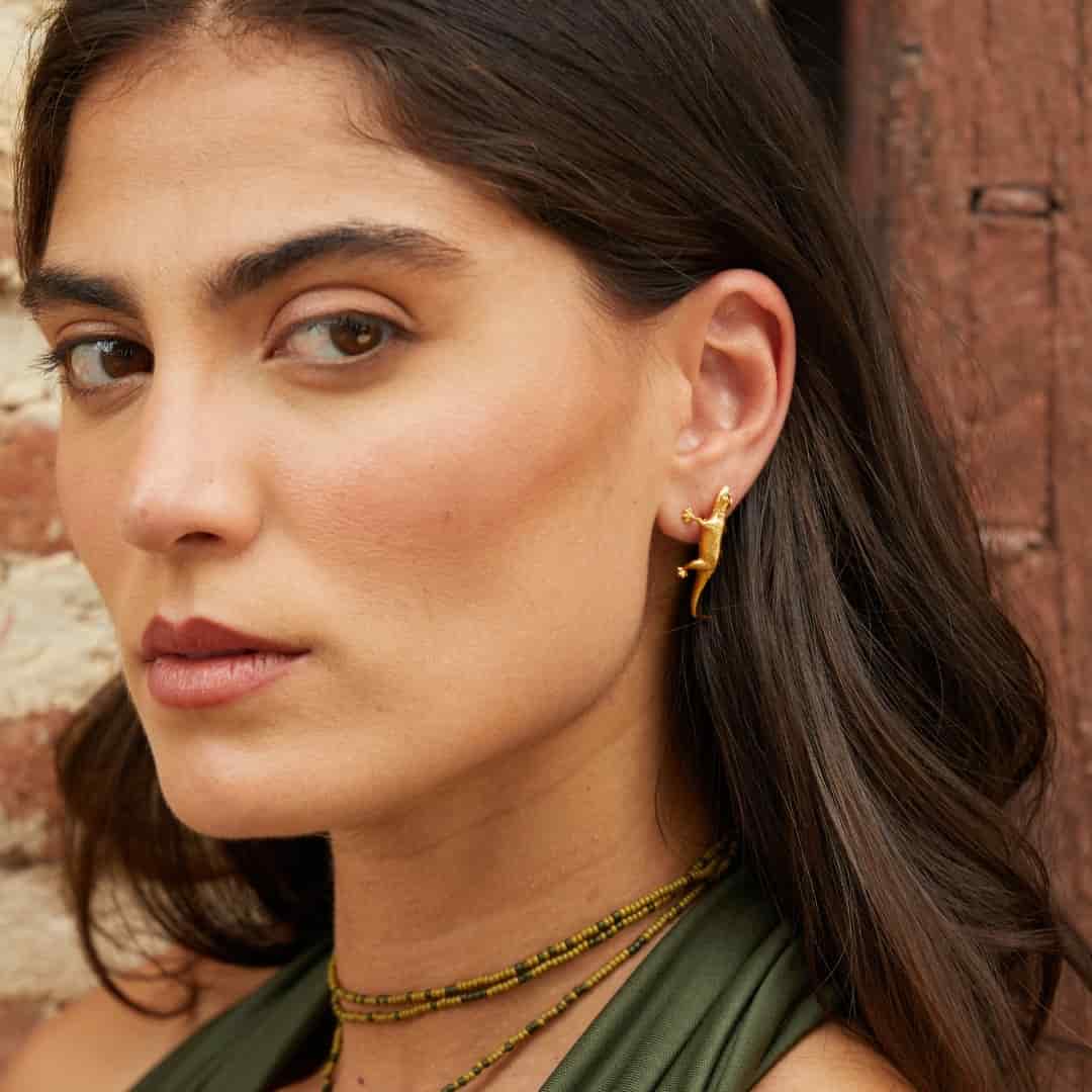 Aretes de lagartija - miniatura 4
