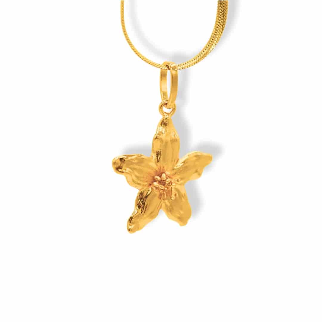 Cadena con flor de jazmín - miniatura 2