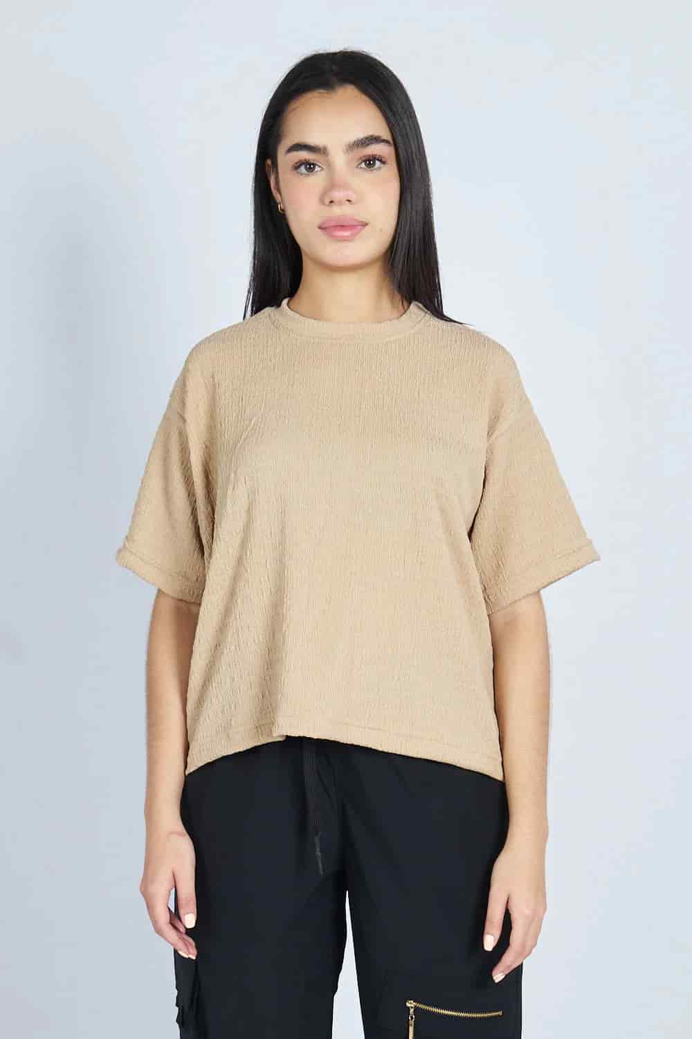 Camiseta oversize textura ARENA | Drop 03 | - miniatura 6