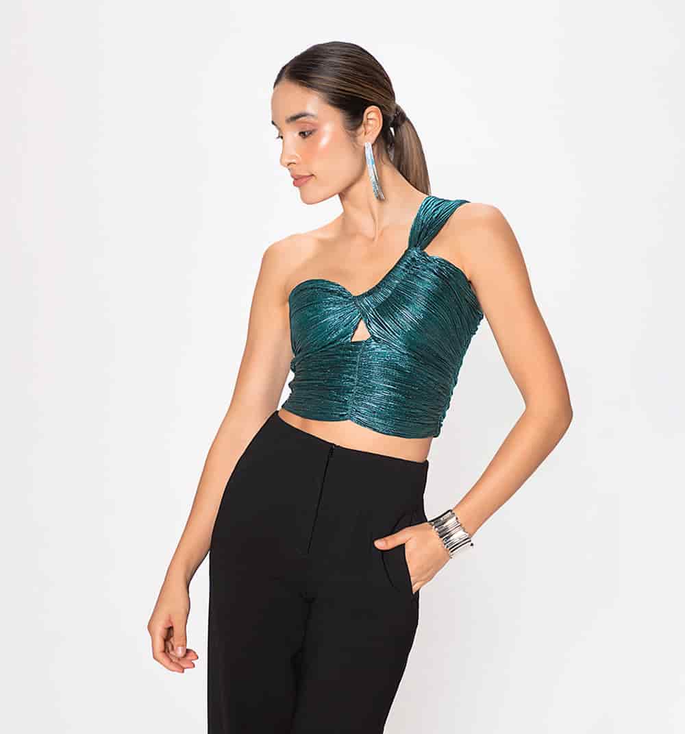 Blusa un solo hombro - miniatura 6