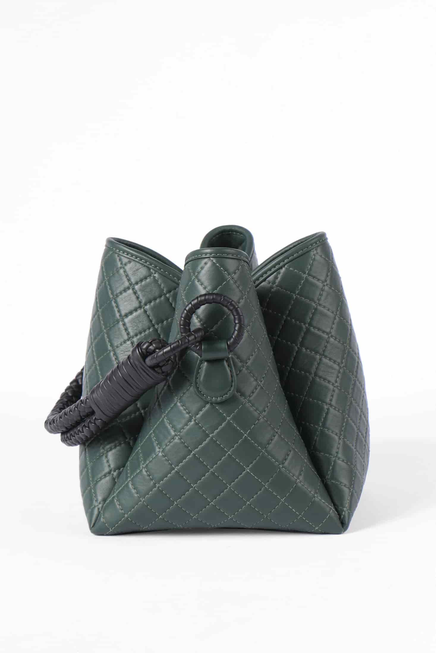 Tulip Bucket Bag, Green & Black - miniatura 3