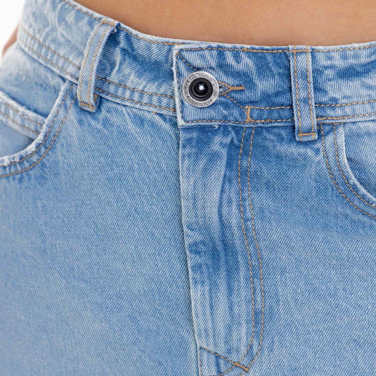 Cow Barrel Fit Denim Light Blue - miniatura 7