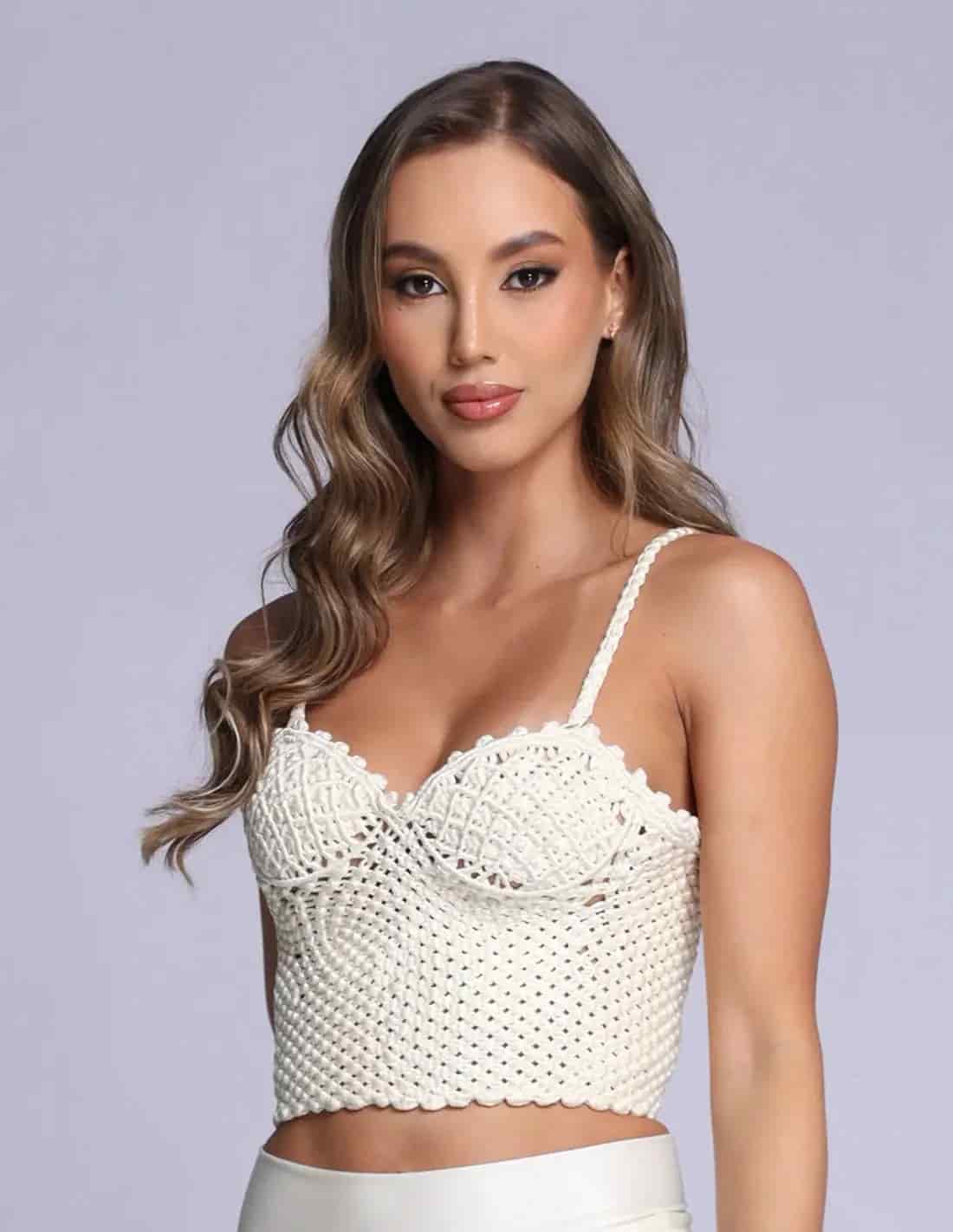 Crop Top Corpiño Marfil - miniatura 1