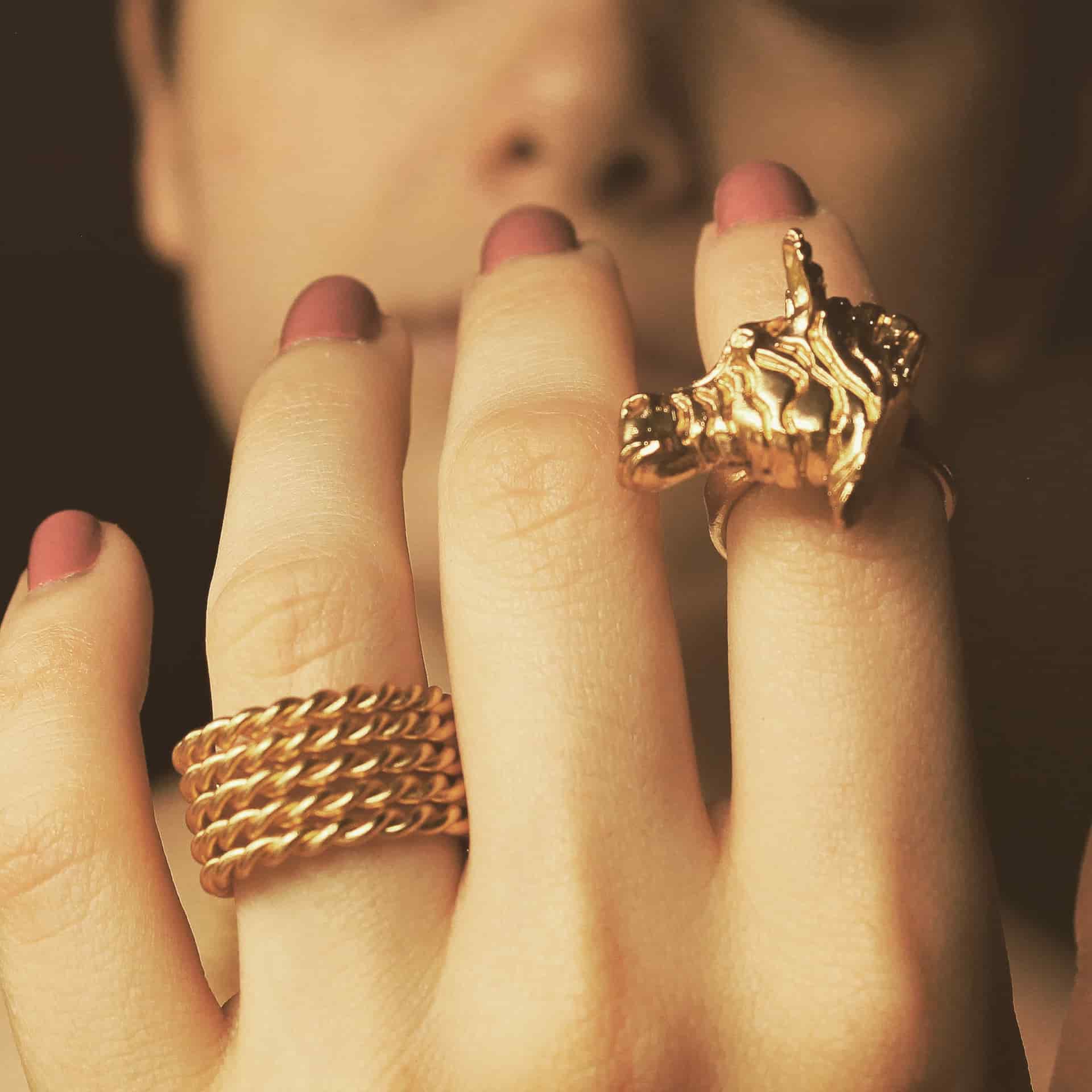 Anillo con cabeza de cebra - miniatura 4