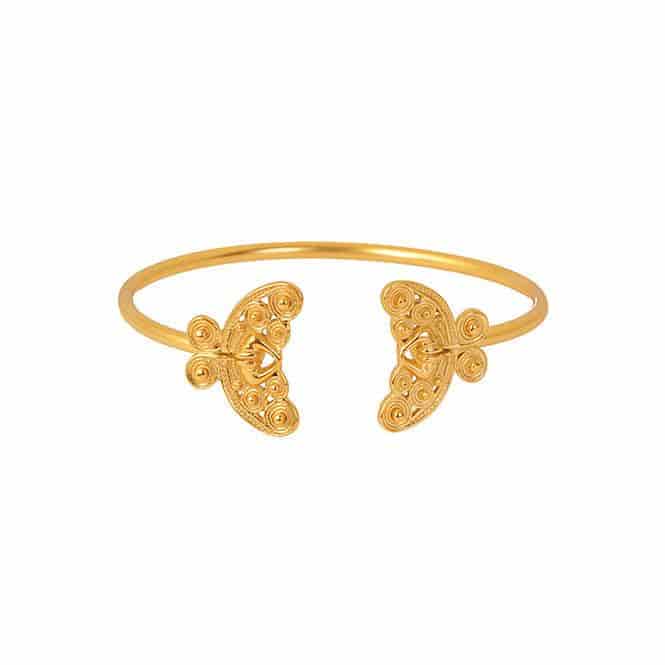 Pulsera de Aro Nariguera Mariposa Tairona - miniatura 1